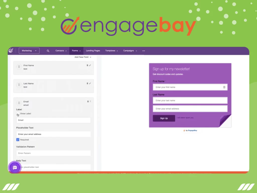 engagebay sales prospecting tool