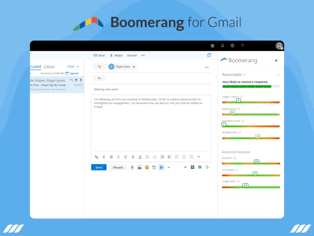 boomerang email outreach tracking tool