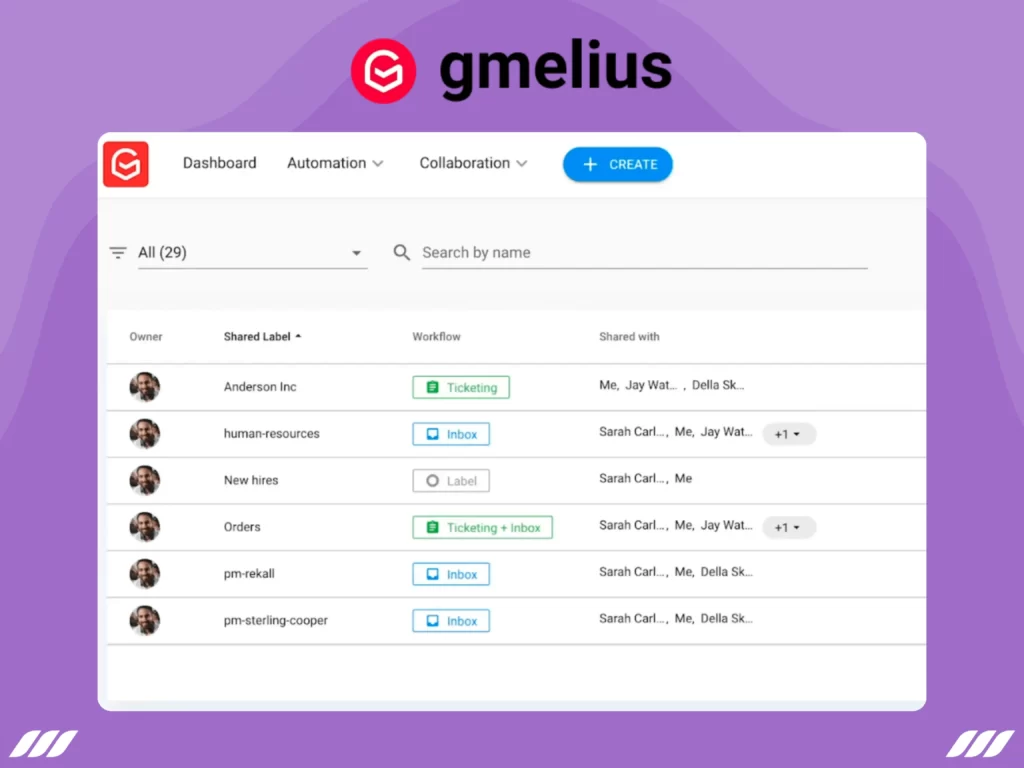 gmelius email outreach tracking tool