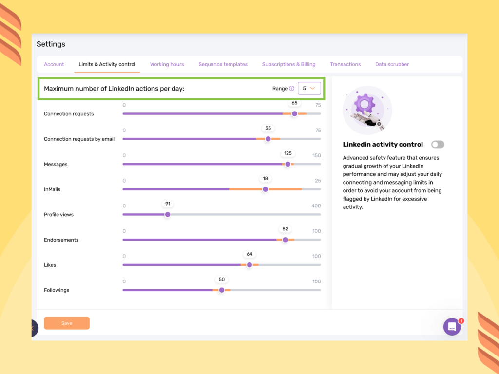 Use LinkedIn Automation Safely: Choose a Tool that Lets You Set Limits