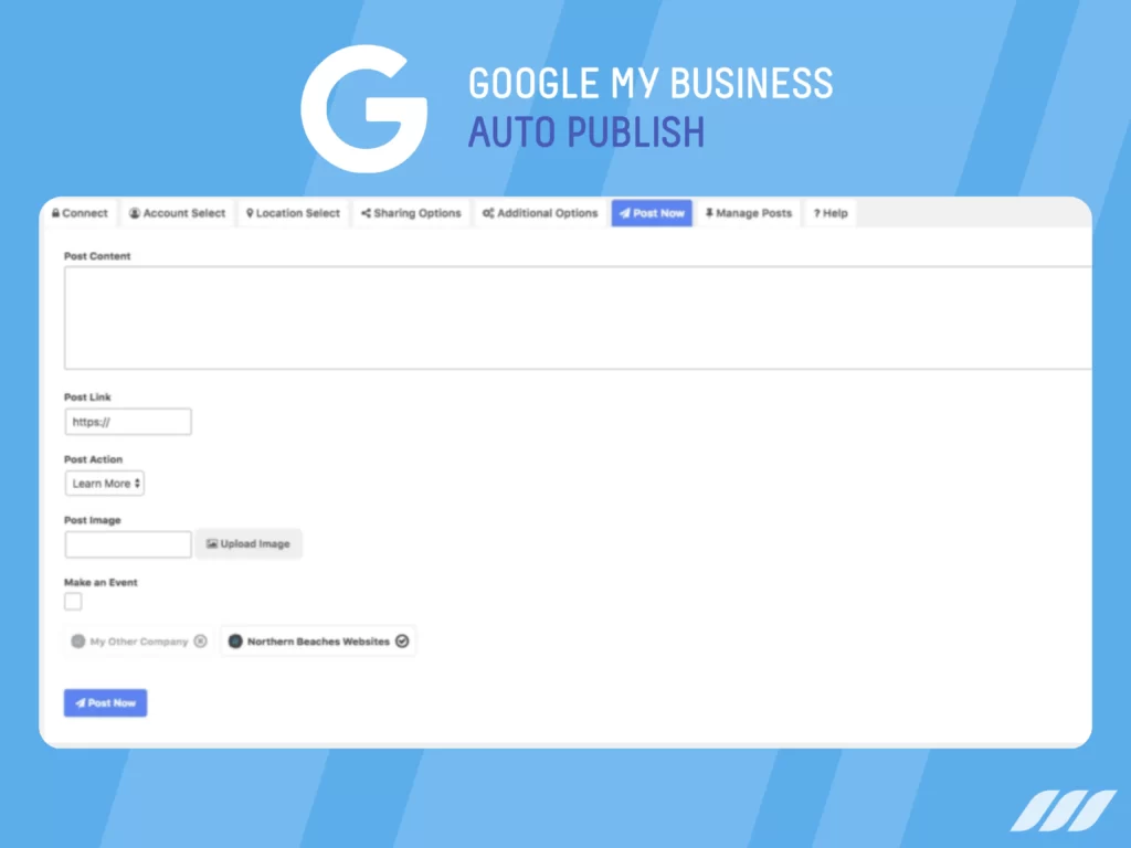 google my business autopublish