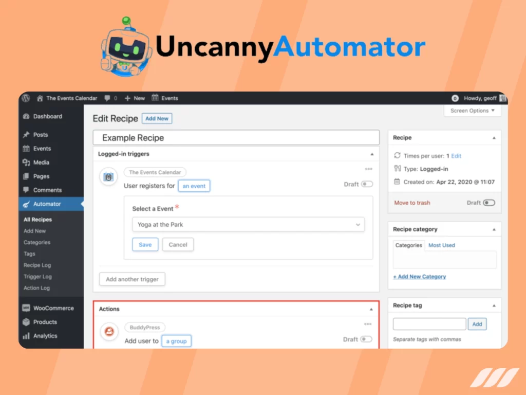 uncanny automator