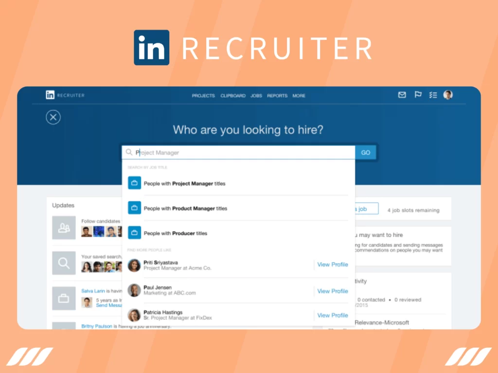 Best recruitment automation Tools: LinkedIn Recruiter