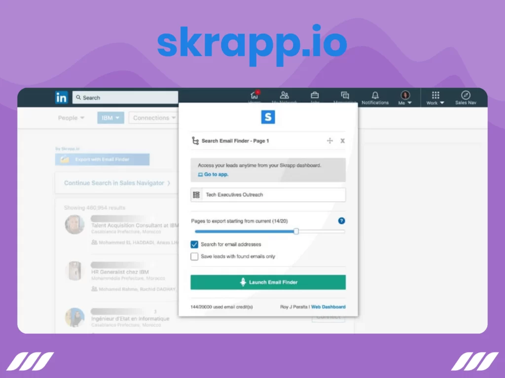 Best LinkedIn Email Extractor Tools: Srapp