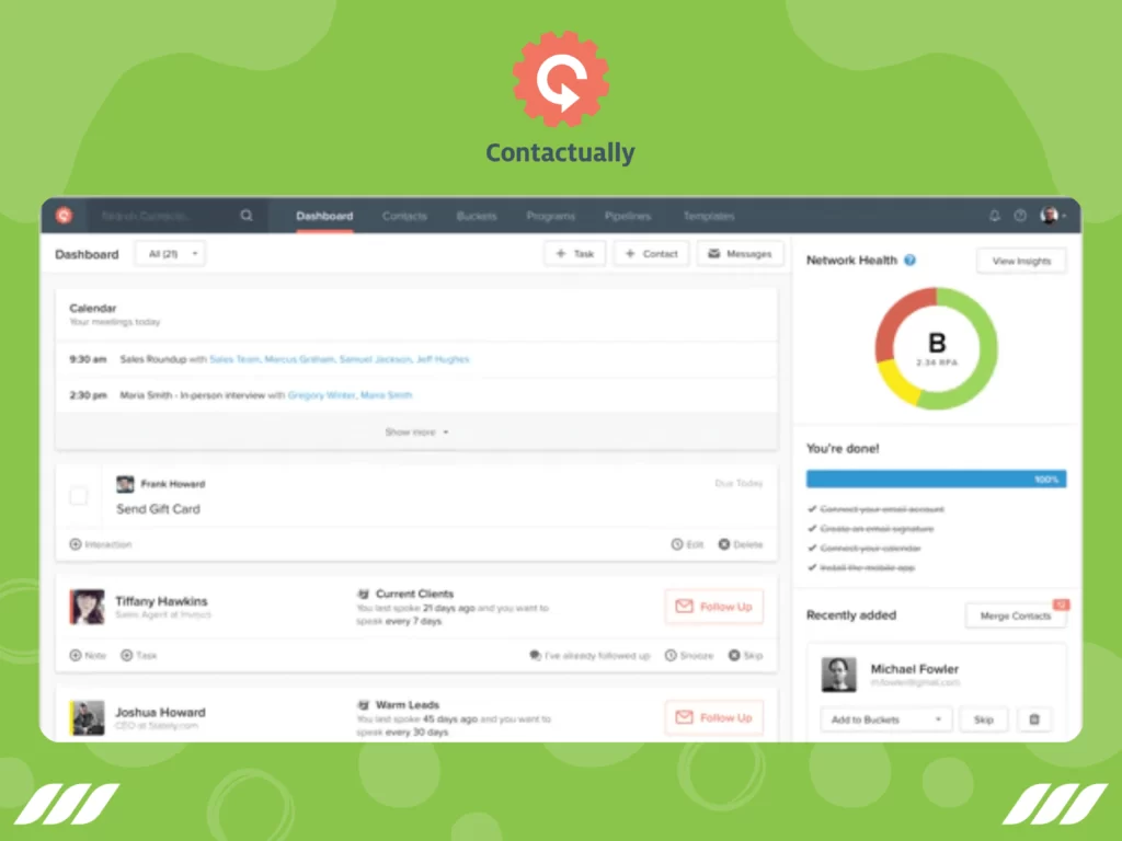 Best Email Automation Tools: Contactually