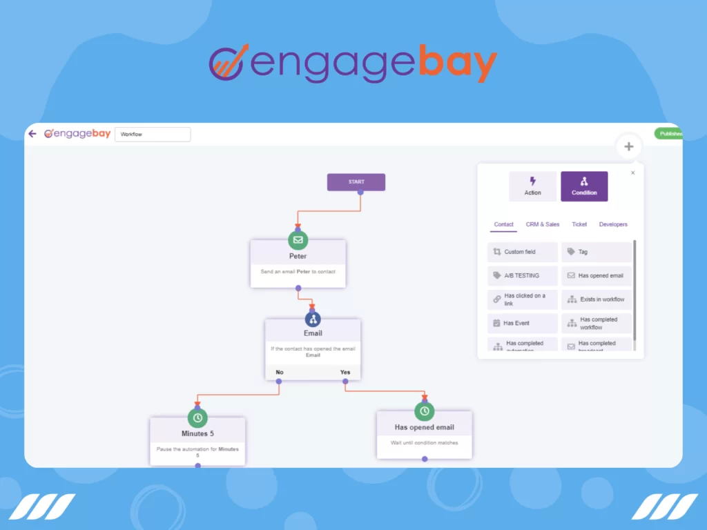 Best Email Automation Tools: EngageBay