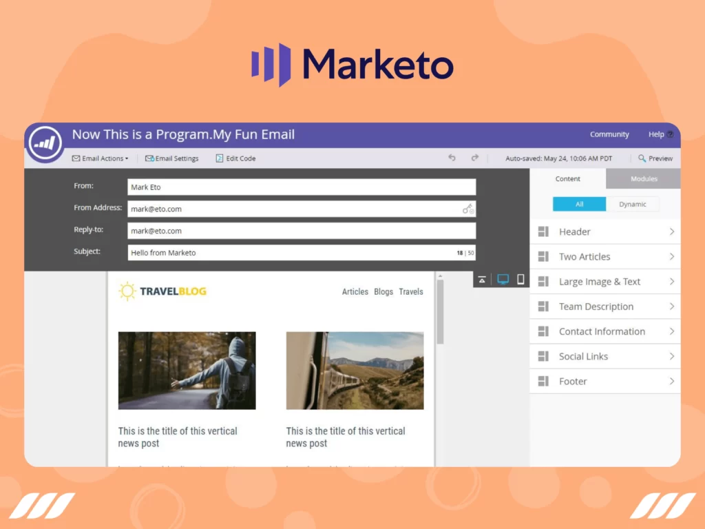 Best Email Automation Tools: Marketo