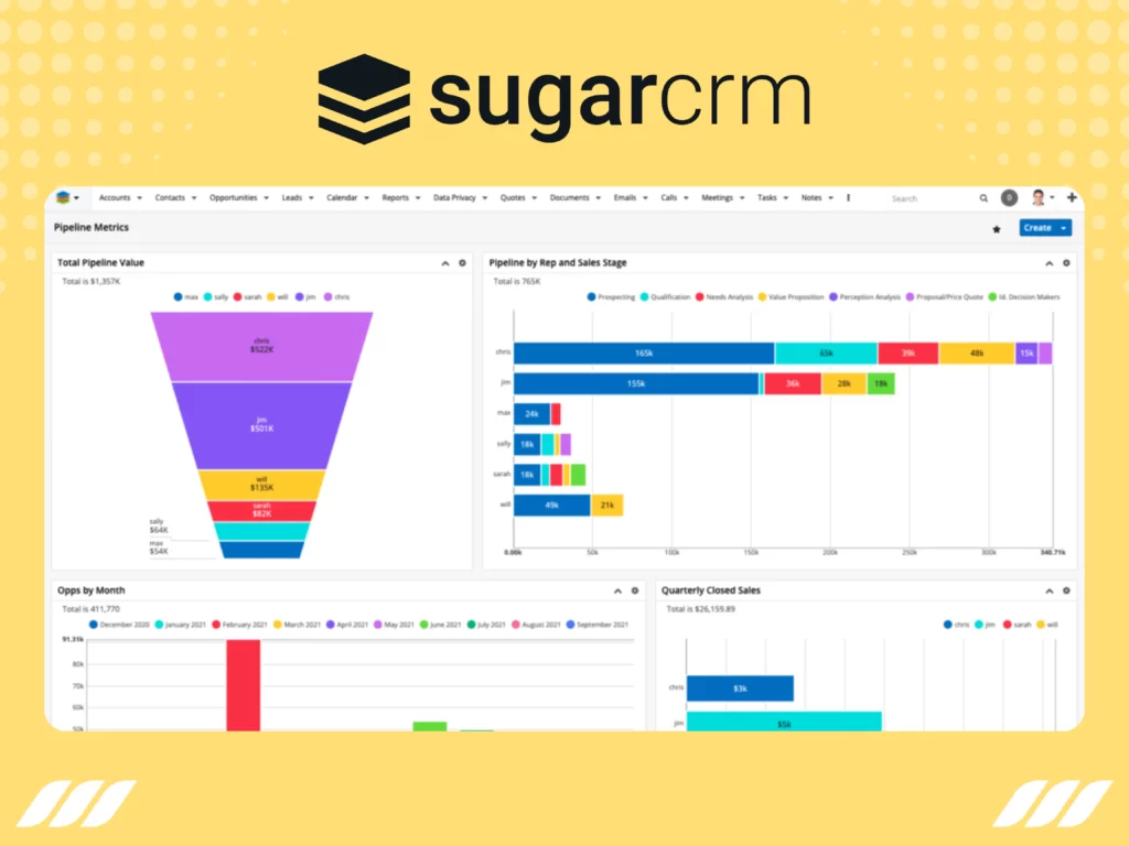 Best CRM for Sales: SugarCRM