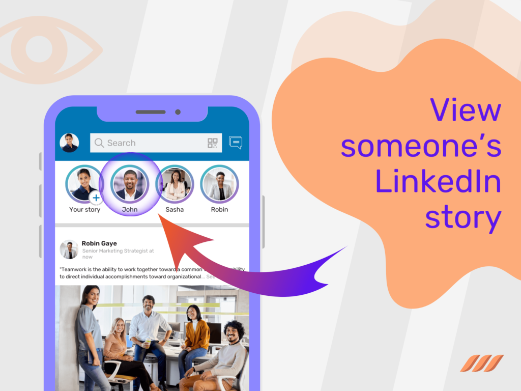 how to do linkedin stories