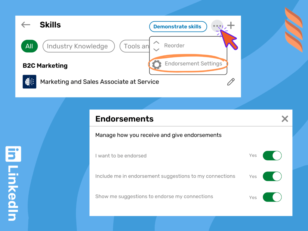 Receive Skills Recommendations On LinkedIn
