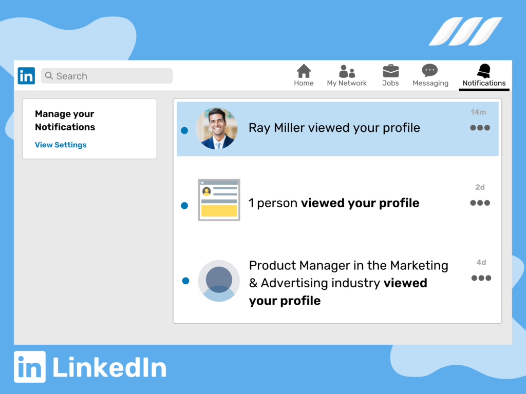 LinkedIn private mode of full profile
