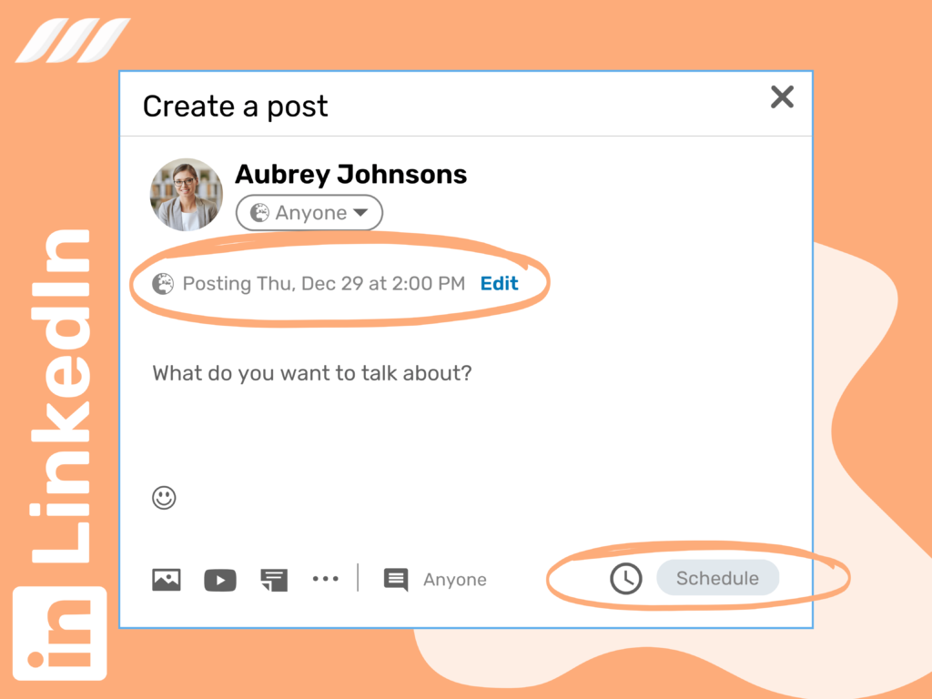 LinkedIn audience: Scheduling Your LinkedIn Posts How Does It Work