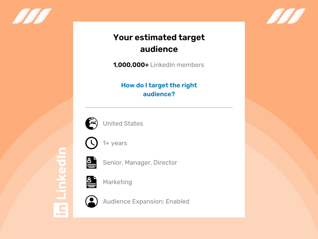Use Target Audience Feature