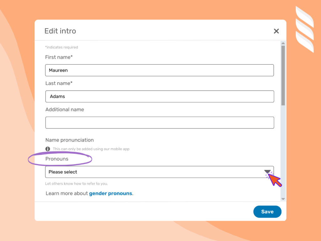 Improve LinkedIn Profile: Add Your Pronouns