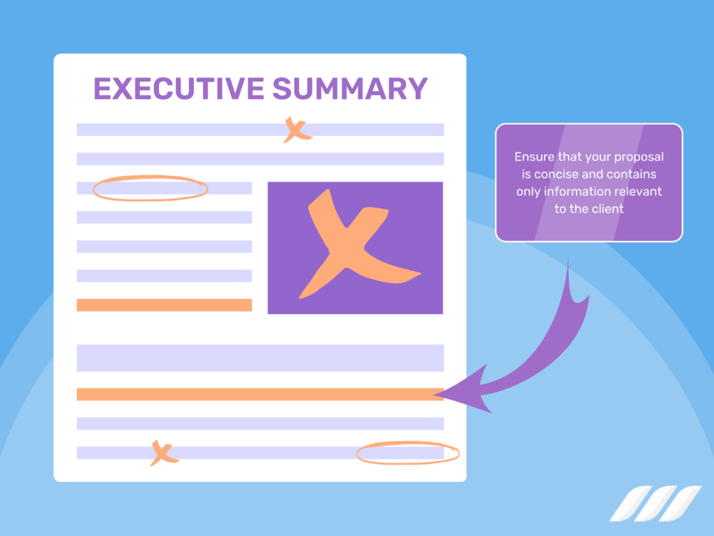 Sales Proposal: Proofread and Remove Irrelevant Details