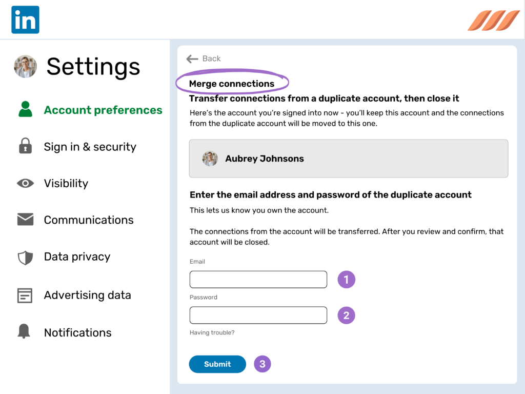 Useful LinkedIn Features: Merge Accounts