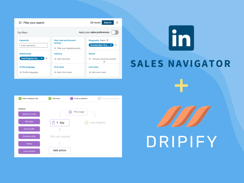 Finding Leads With LinkedIn Sales Navigator Dripify