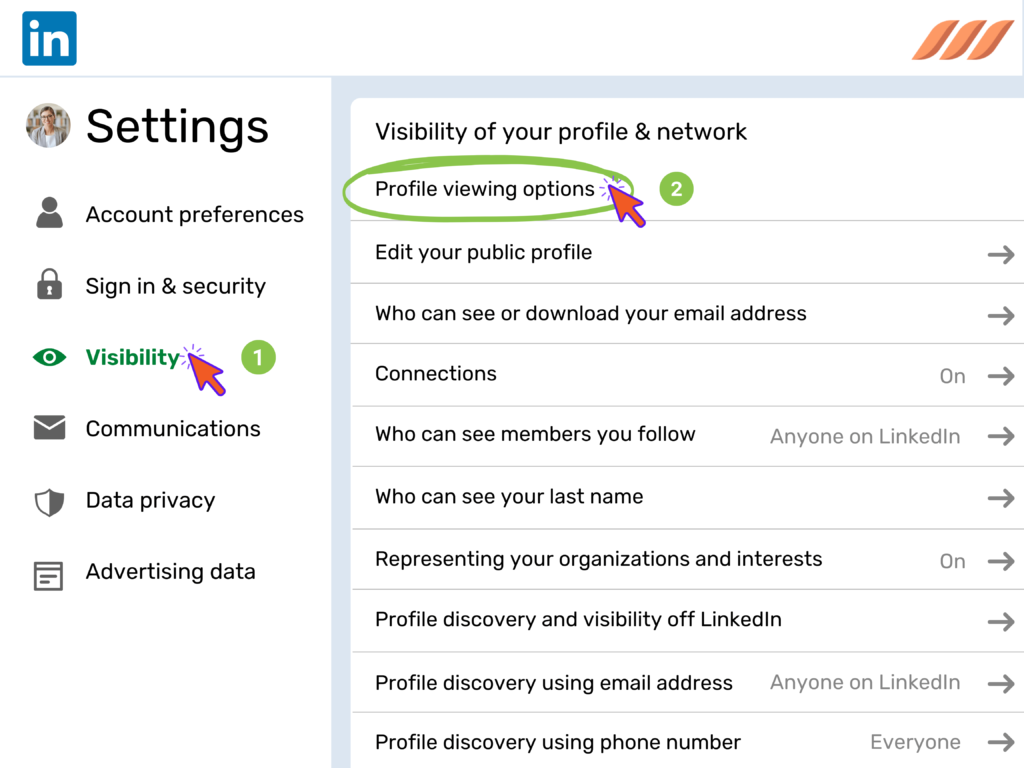 Useful LinkedIn Features: Private Mode