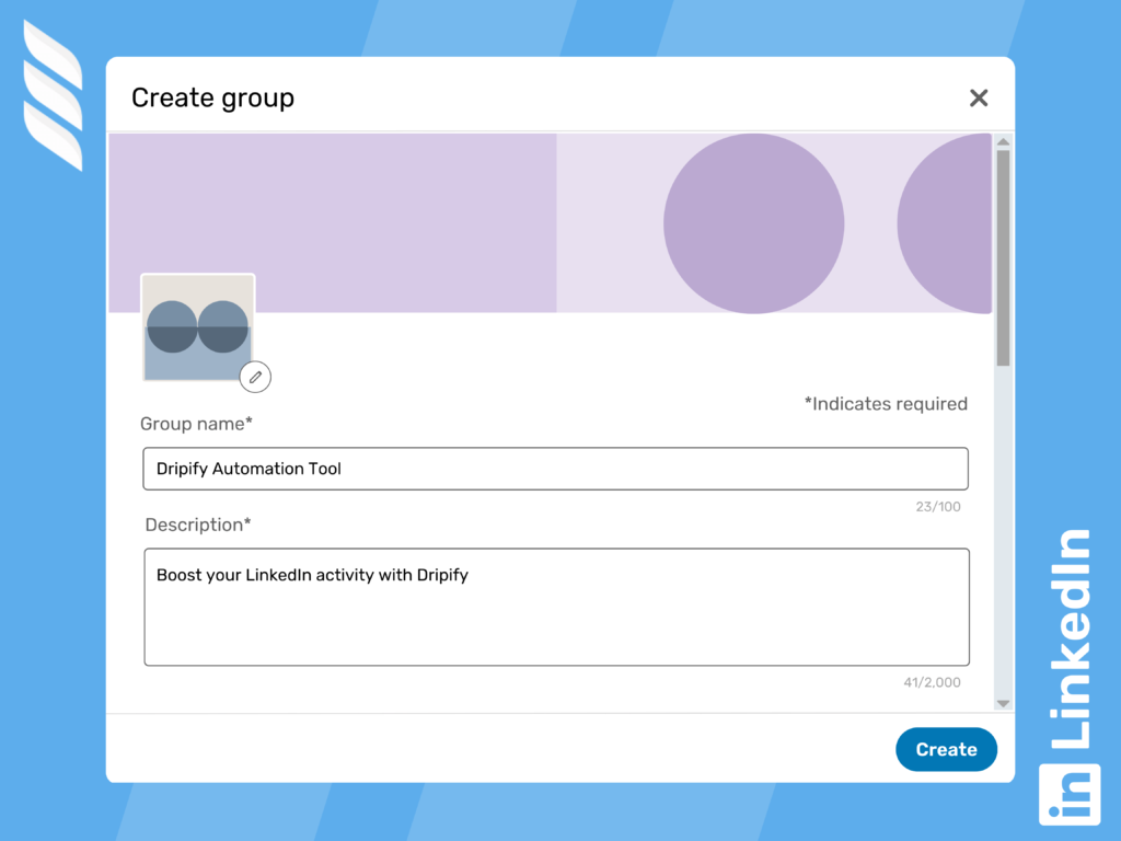 Create your group on LinkedIn