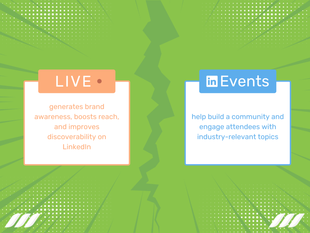 What is the Difference Between LinkedIn Events and LinkedIn Live