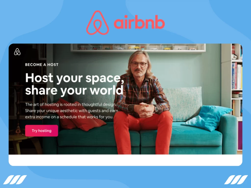 AirBnB Landing Page for Hosts Example