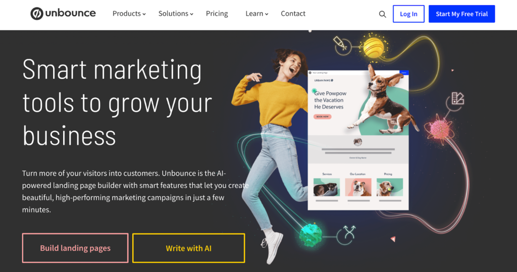 Unbounce’s Landing Page
