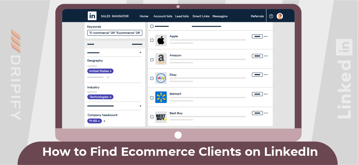 How to Find eCommerce Clients on LinkedIn
