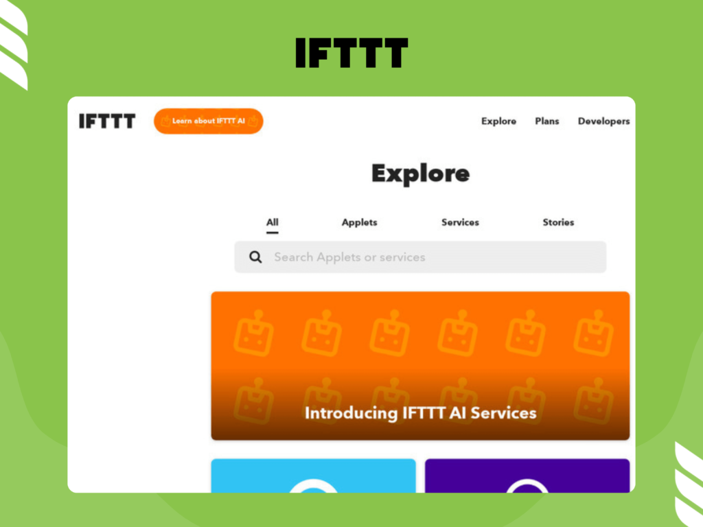 IFTTT LinkedIn Bot Interface