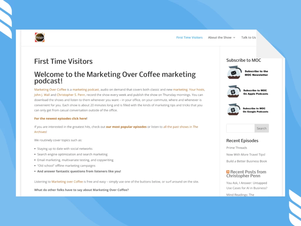 Marketing Over Coffee by John J. Wall and Christopher S. Penn
