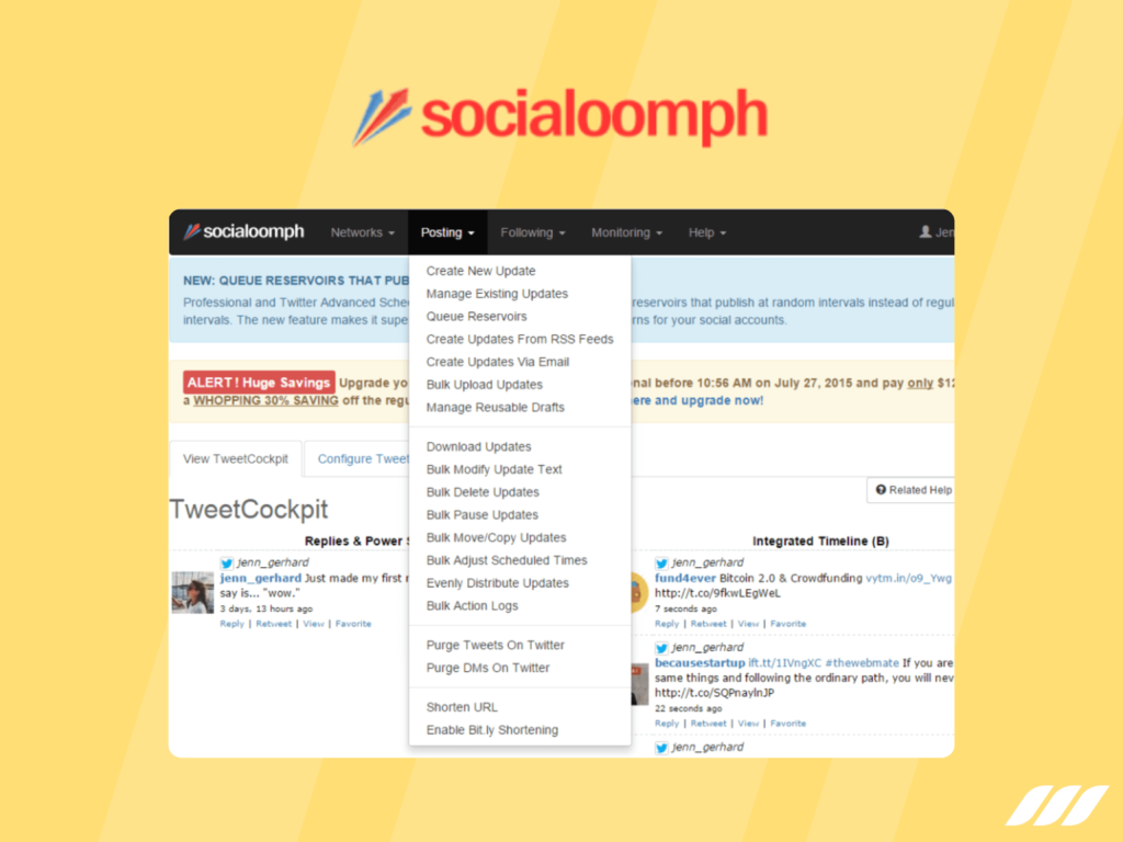 SocialOomph Social Media Automation Tool