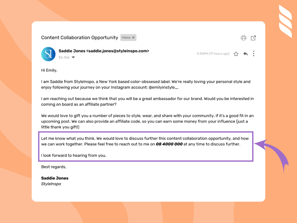 Collaboration Email: Encourage open communication