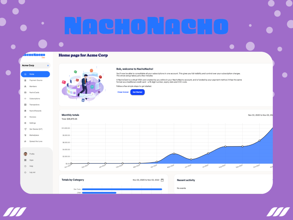Best SAAS Management Platforms: NachoNacho