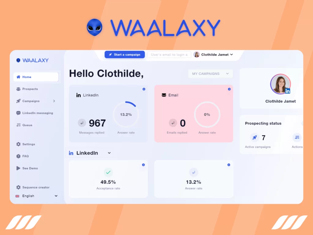 Best LinkedIn Lead Generation Tools: Waalaxy