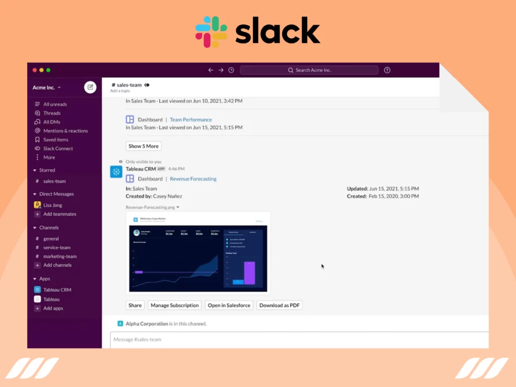Best Team Collaboration Tool: Slack