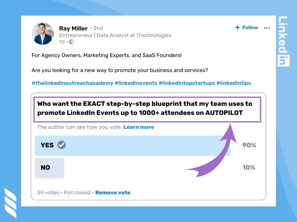 How to Create a Poll On LinkedIn: Lead Magnet or Incentives