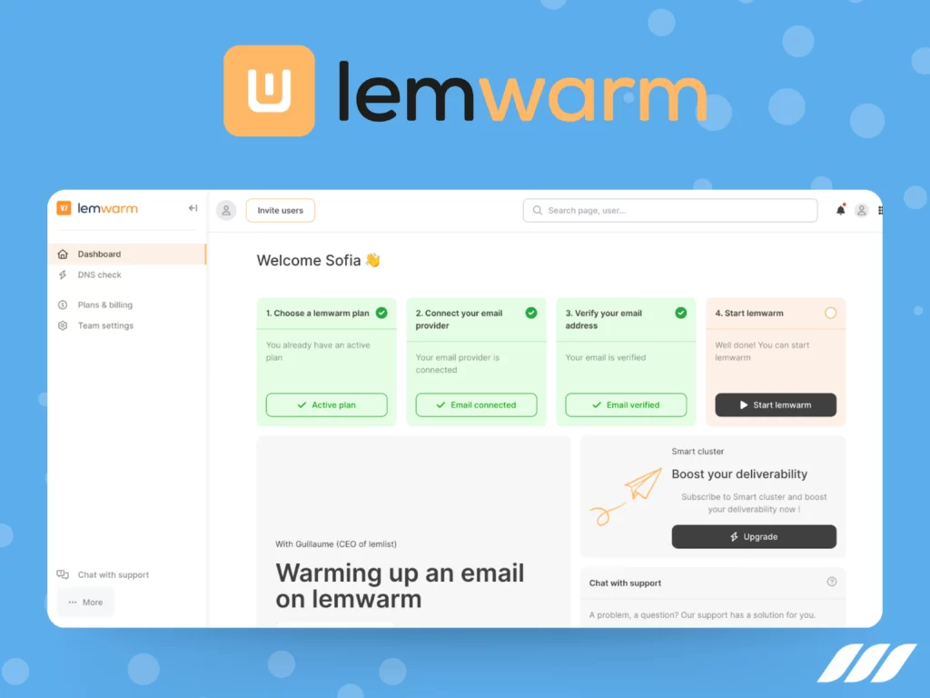 Best Email Warm Up Tools: Lemwarm by Lemlist