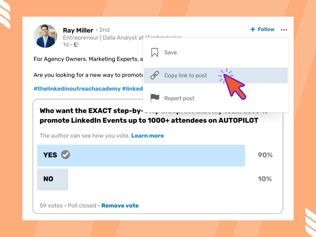 How to Create a Poll On LinkedIn: Share your poll on other platforms