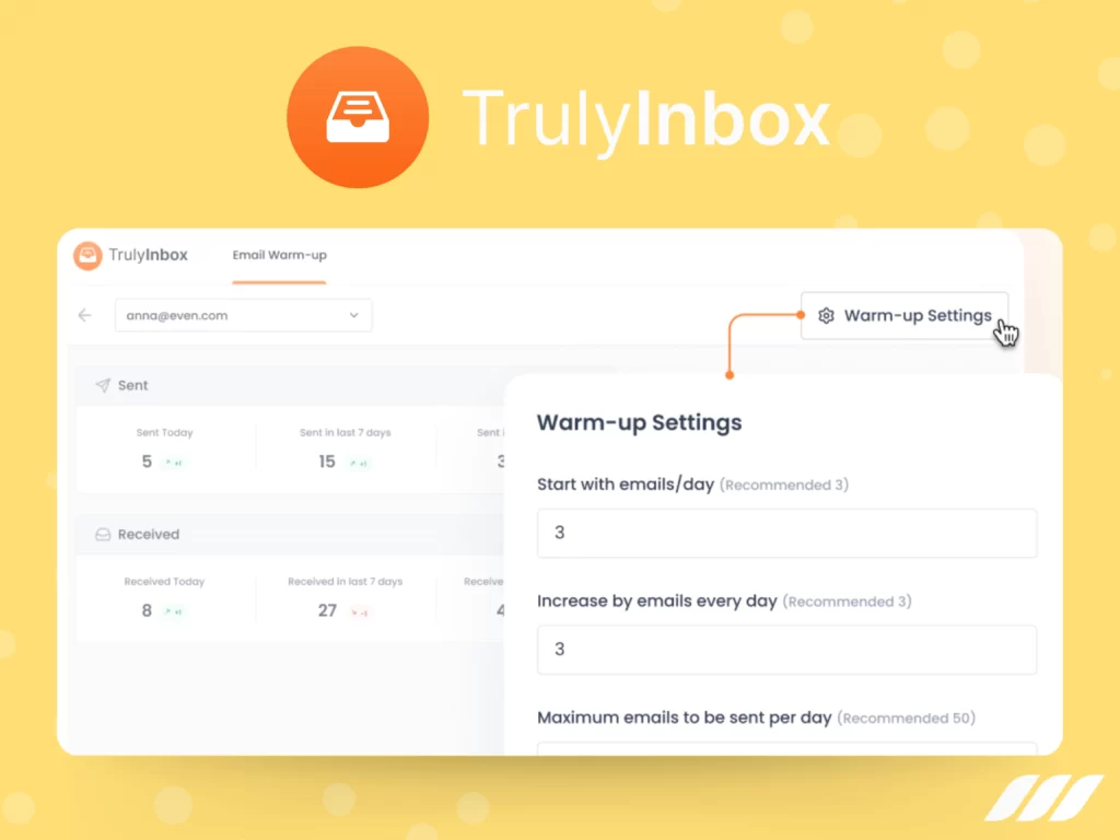 Best Email Warm Up Tools: TrulyInbox