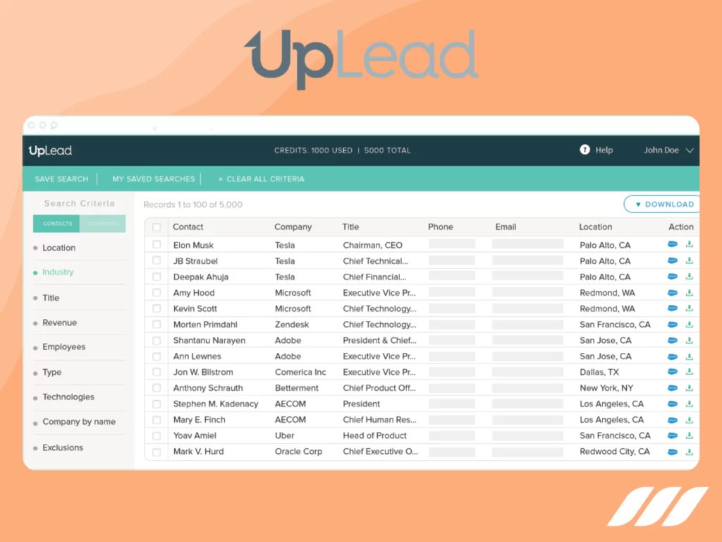 Best LinkedIn Automation Tools: UpLead