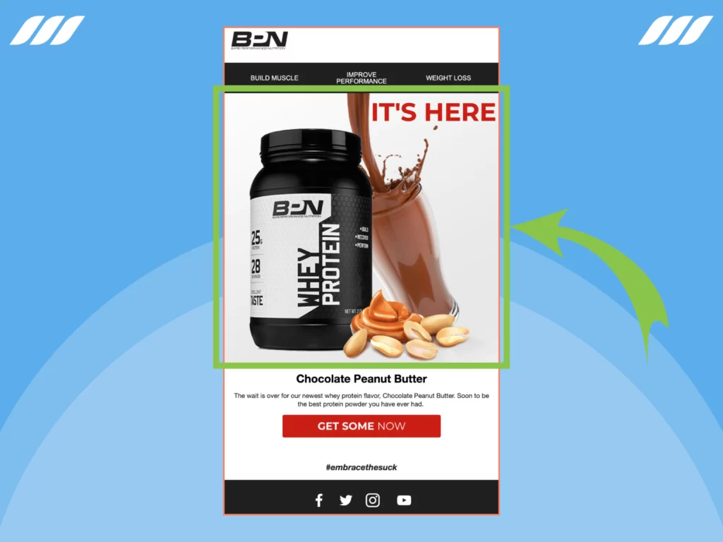 Product Launch Emails Examples: Bare Performance Nutrition