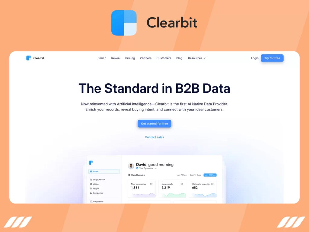 Best Data Enrichment Tools: Clearbit