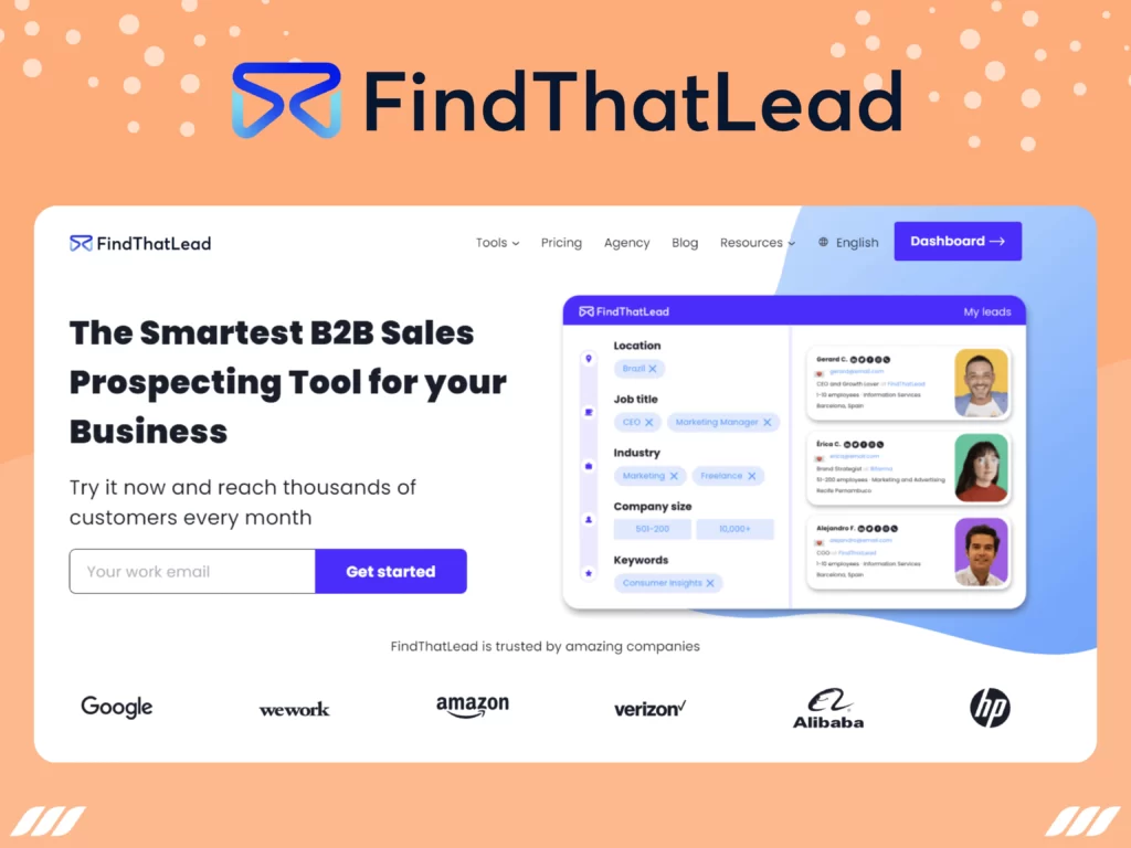 Best Sales Prospecting Tools: FindThatLead