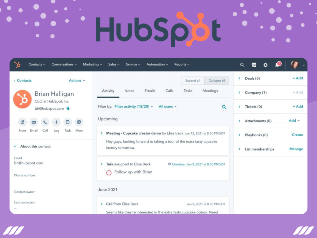 Best Sales Prospecting Tools: HubSpot-Sales