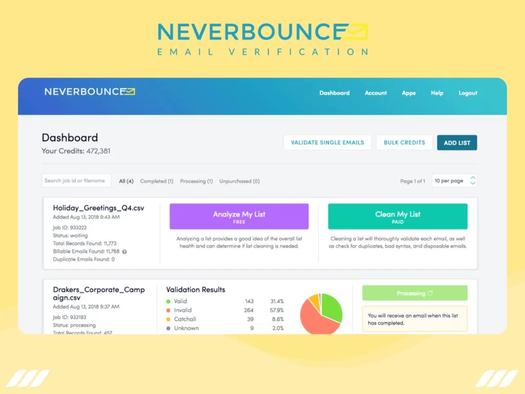 Best Email Finder: NeverBounce