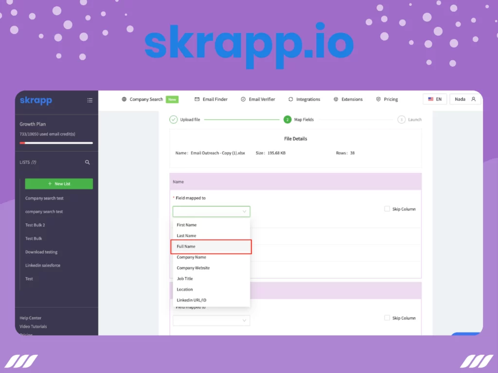 Best Sales Prospecting Tools: Skrapp