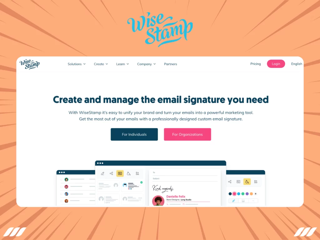Email Signature Tool: WiseStamp