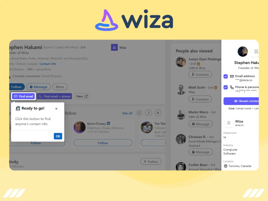 Best Email Finder: Wiza