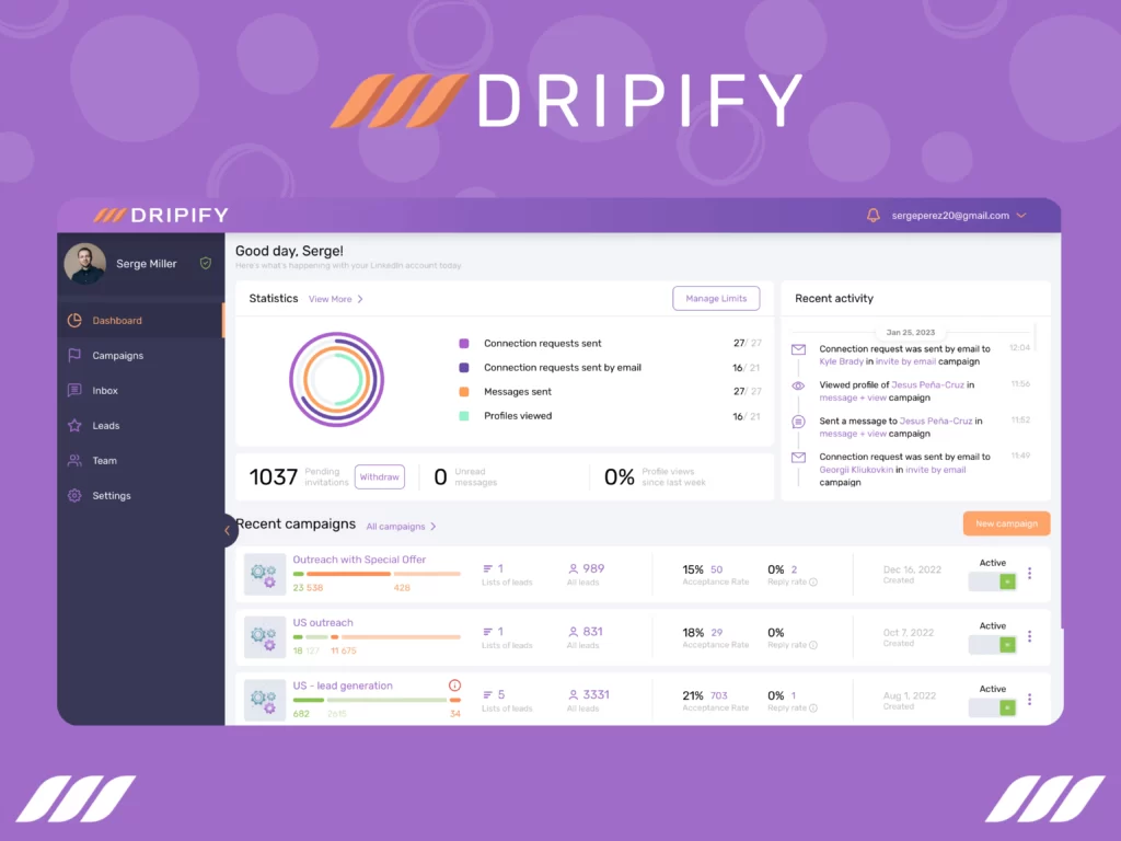 SDR Tools: Dripify
