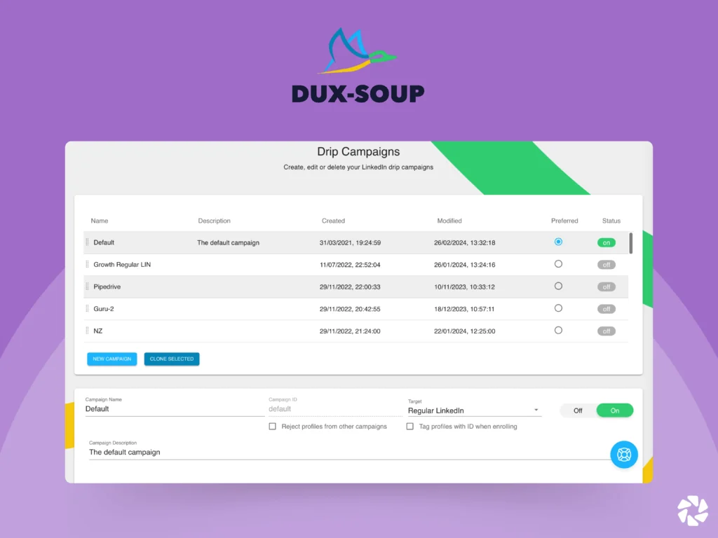 Best LinkedIn Marketing Tools: Dux-Soup